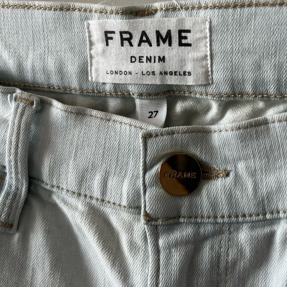 Frame Denim Jeans Patch Panel Patchwork Le Skinny… - image 2